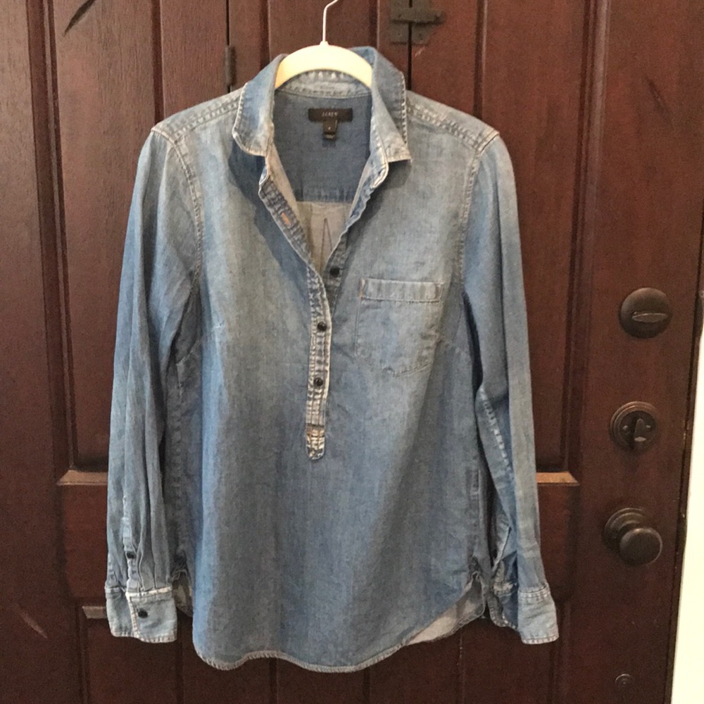 J. Crew chambray shirt
